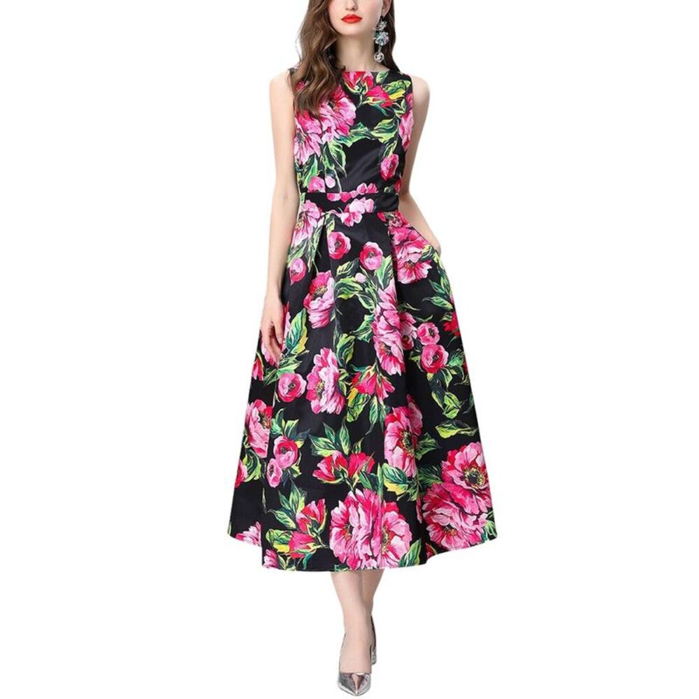 Charlotte Green Womens Elaine Midi Dress